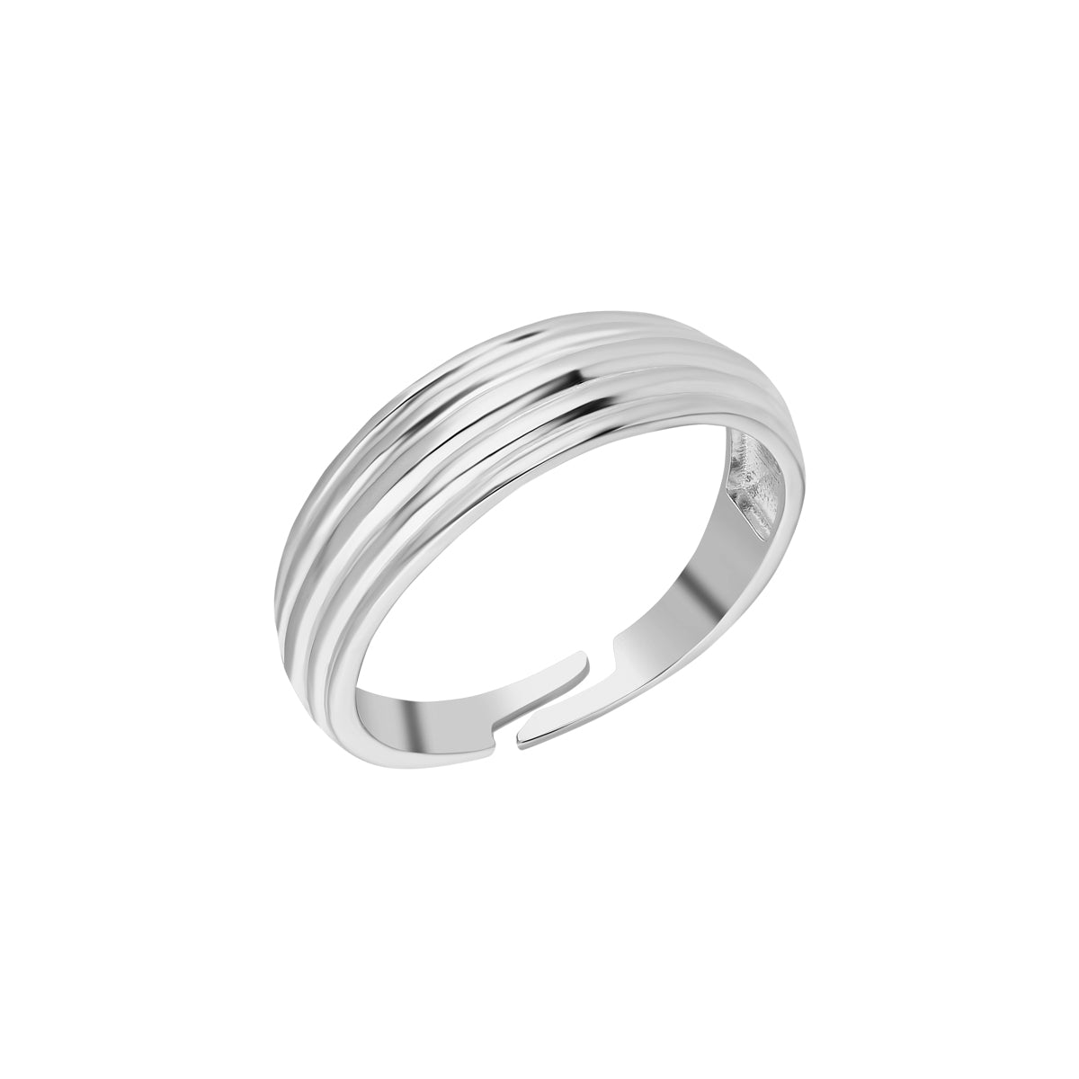 Kardelen Gestreifter Ring - 925 SILBER Neueste Stile