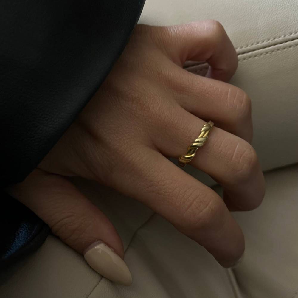 Kardelen String Ring - 925 SILBER Letzte 2 Tage