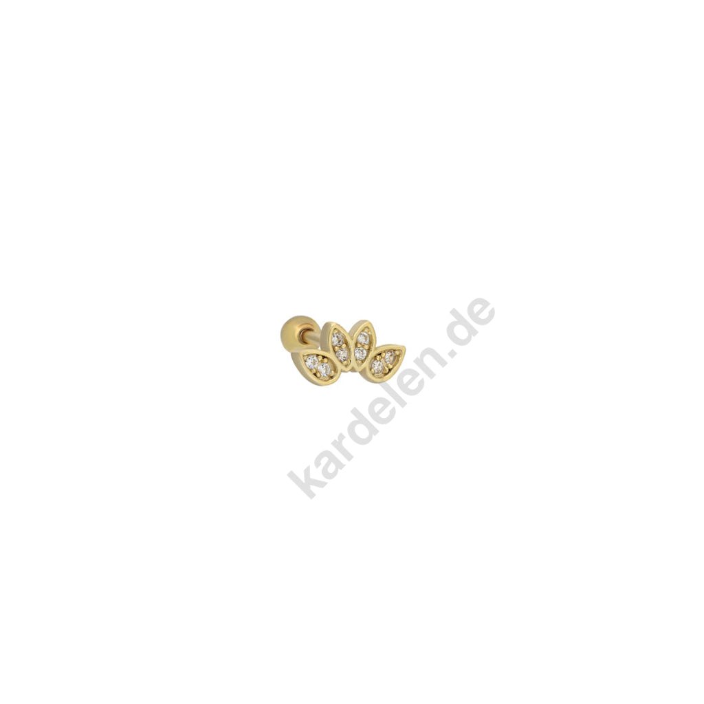 Kardelen LINN ZIRKONIA PIERCING - 925 SILBER Bis zu 50% Rabatt