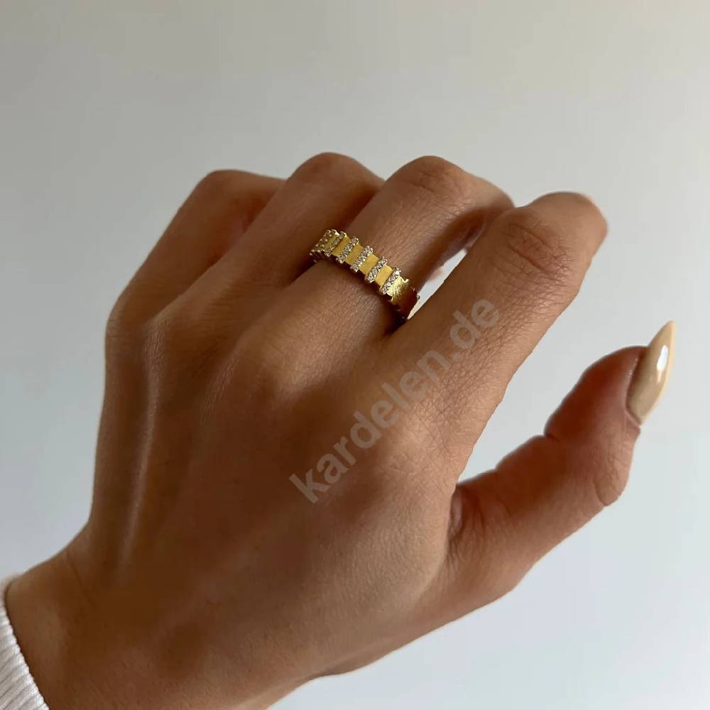 Kardelen Rose Ring - 925 SILBER Bis zu 65% Rabatt