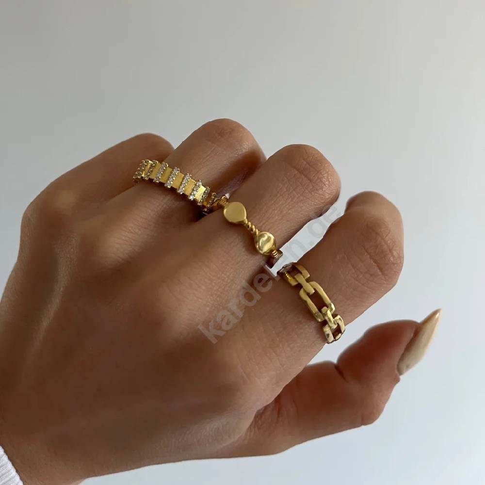 Kardelen Rose Ring - 925 SILBER Bis zu 65% Rabatt