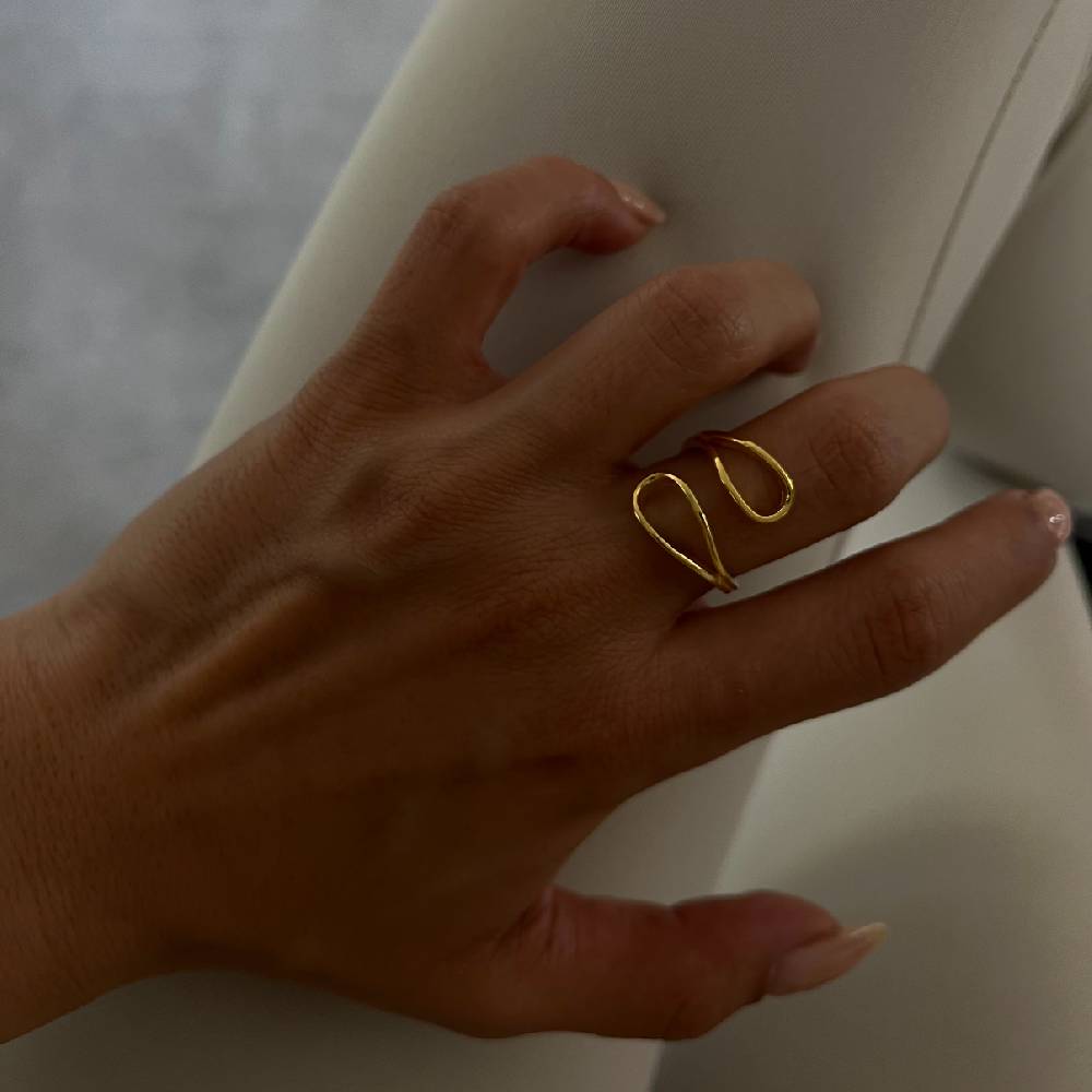 Kardelen Nora Ring - 925 SILBER Sonderangebot der Fabrik