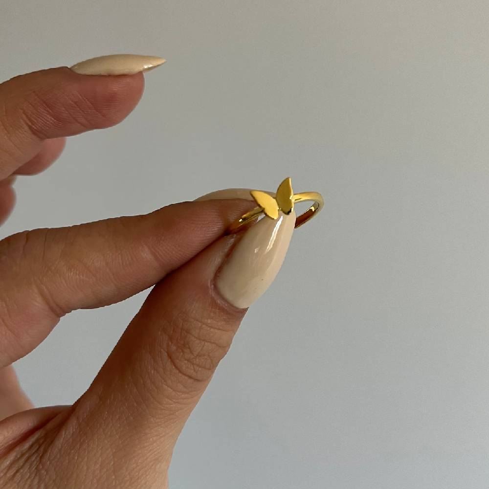 Kardelen Basic Schmetterling Ring - 925 SILBER Bis zu 55% Rabatt