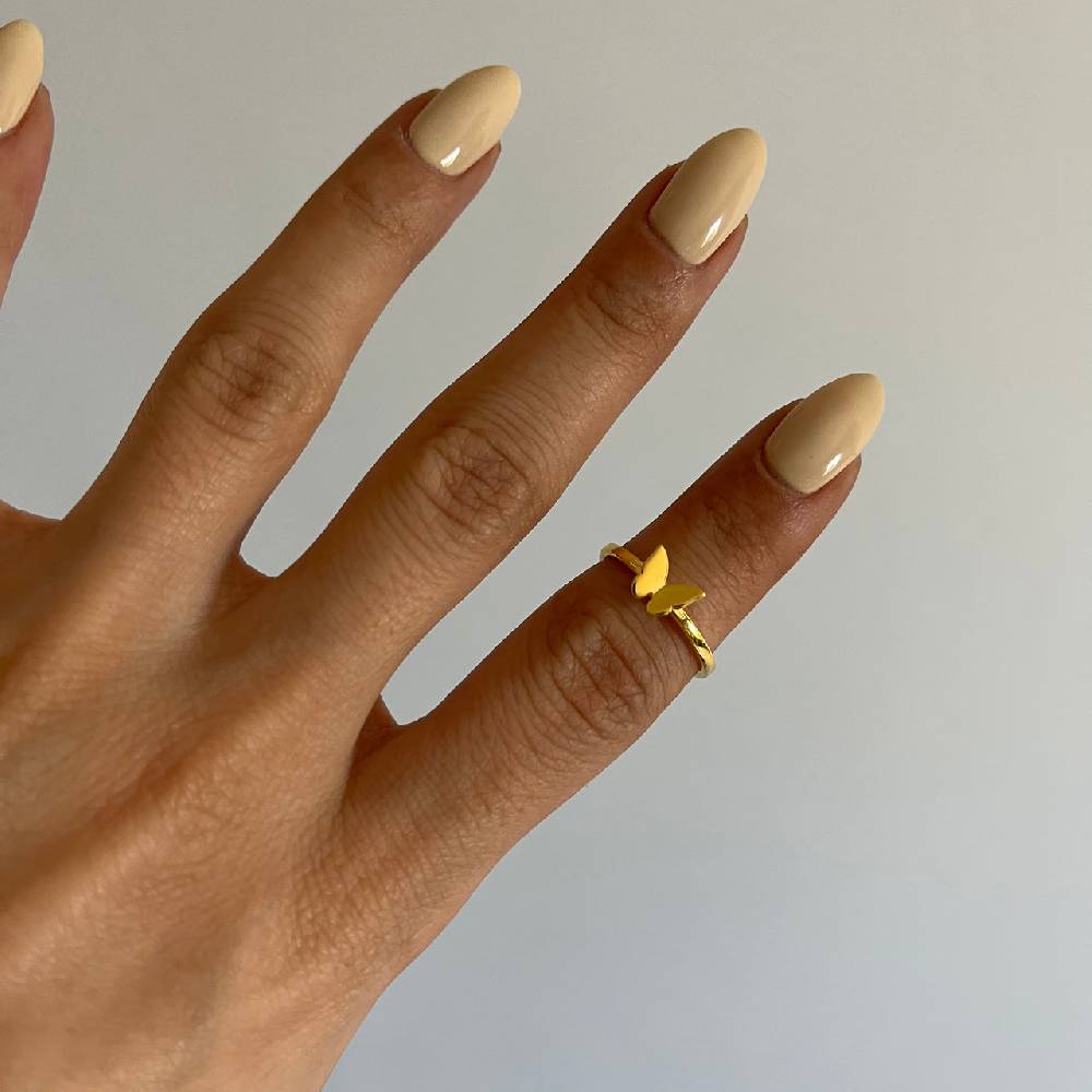 Kardelen Basic Schmetterling Ring - 925 SILBER Bis zu 55% Rabatt