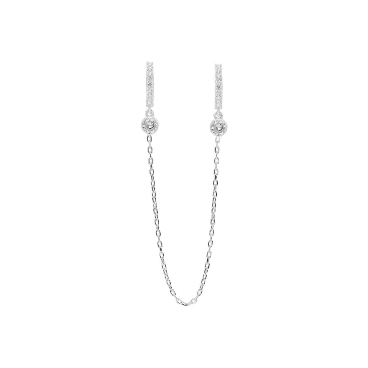 Kardelen Double Strang Ohrring - 925 SILBER Super Rabatt