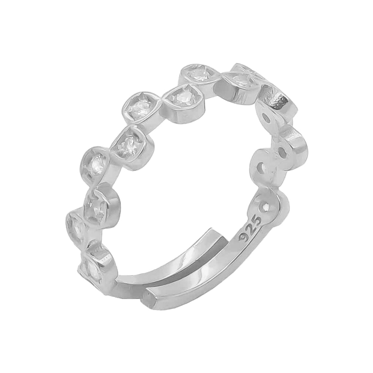 Kardelen Brookly Ring - 925 SILBER Riesige Rabatte