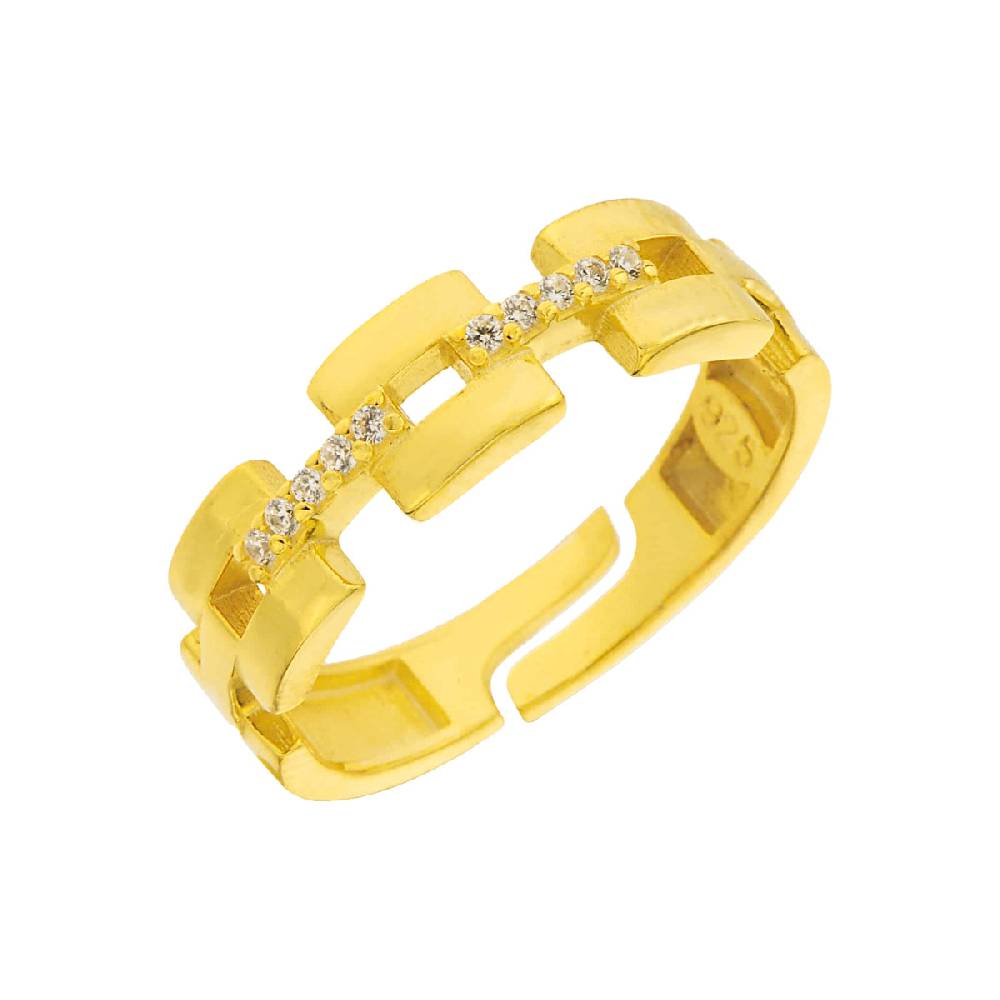 Kardelen Chain In Ring Zirkonia - 925 SILBER Begrenzt auf 3 Tage
