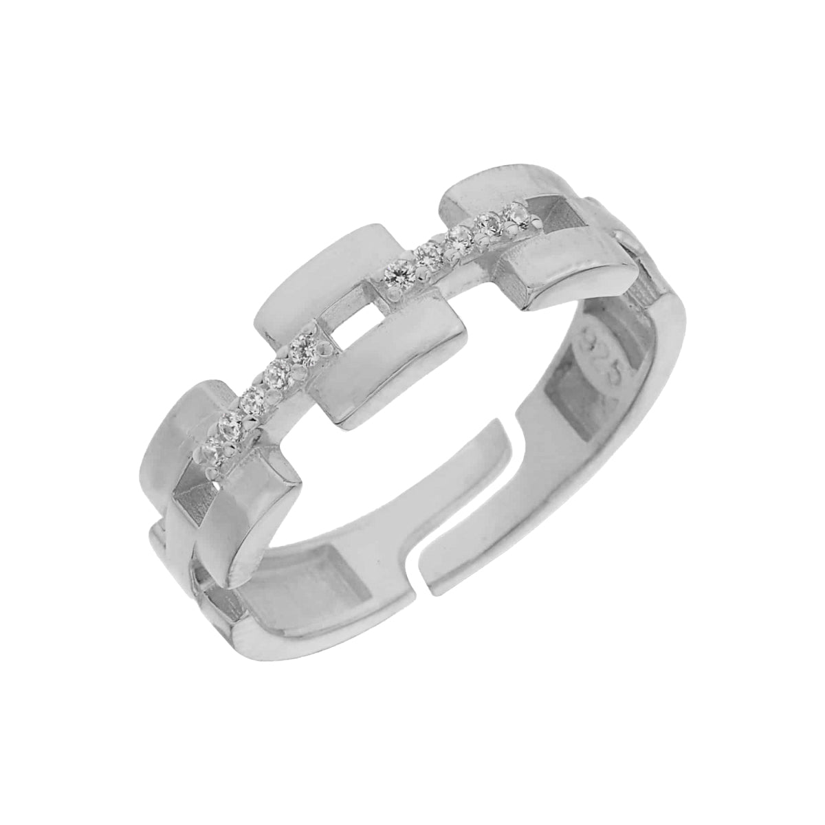 Kardelen Chain In Ring Zirkonia - 925 SILBER Begrenzt auf 3 Tage