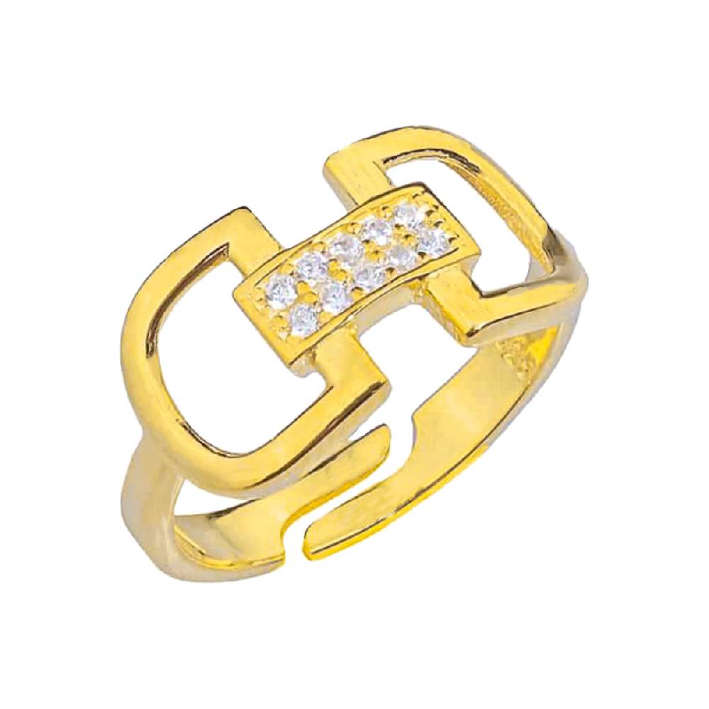 Kardelen Sperren Chain Ring - 925 SILBER Speichern exportieren