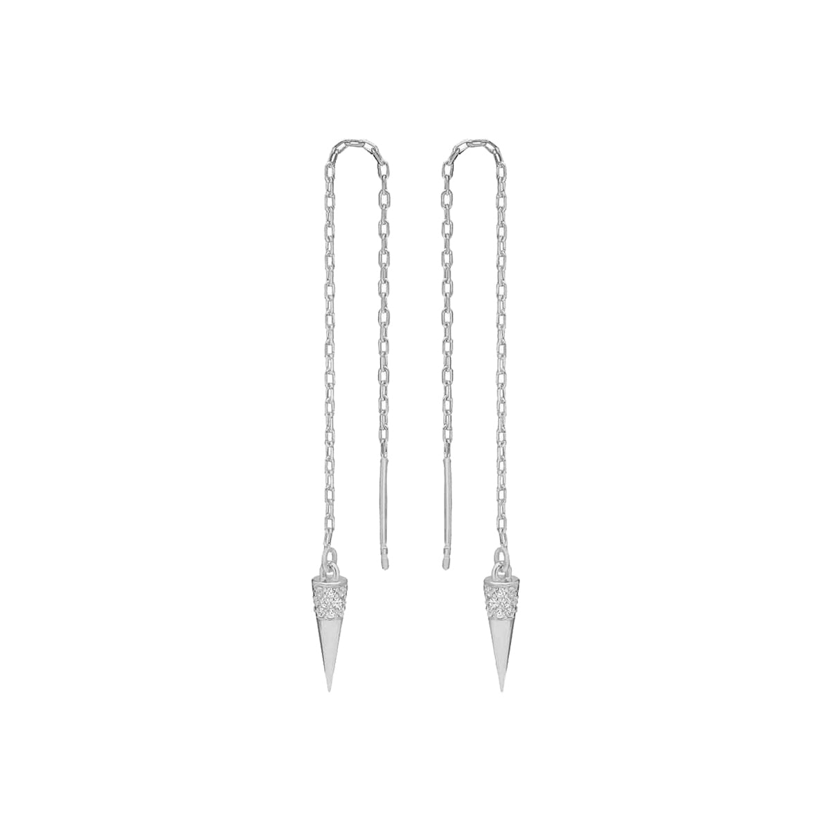Kardelen Pointed Zirkonia Ohrring - 925 SILBER Meist gekauft