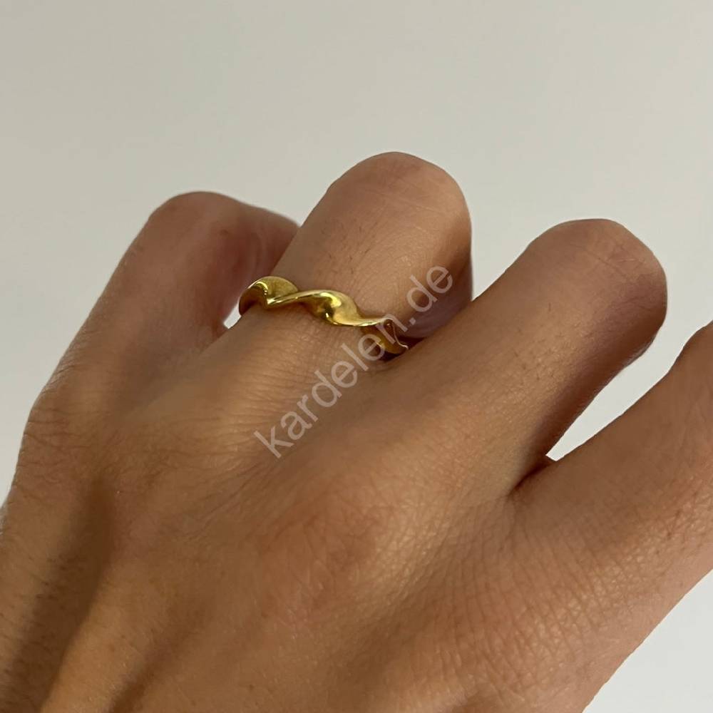 Kardelen Spiral Design Ring - 925 SILBER Kostenloser Versand