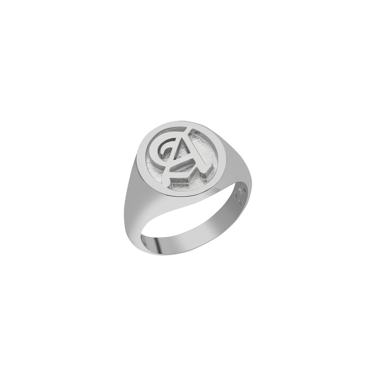 Kardelen Buchstaben Ritter Ring - 925 SILBER Fabrik Onlineshop