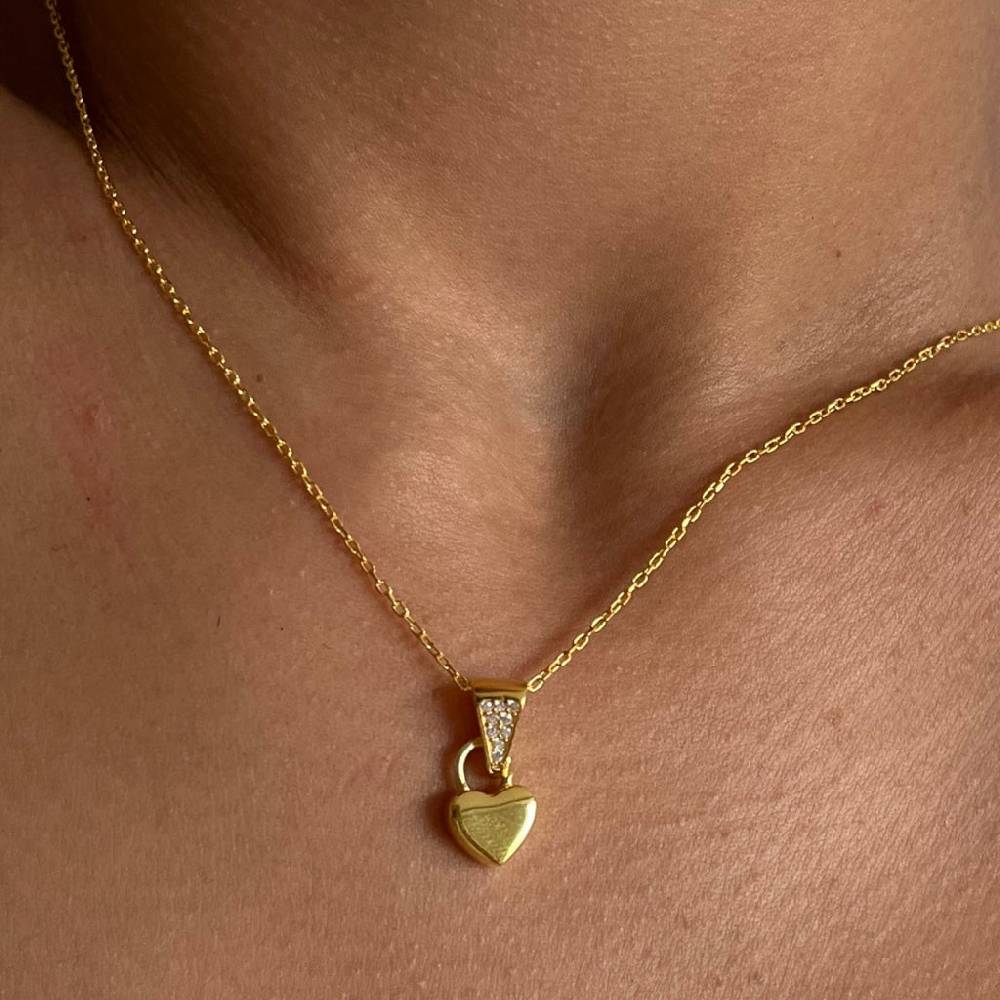 Kardelen Klein Herz Kette - 925 SILBER Rabatt