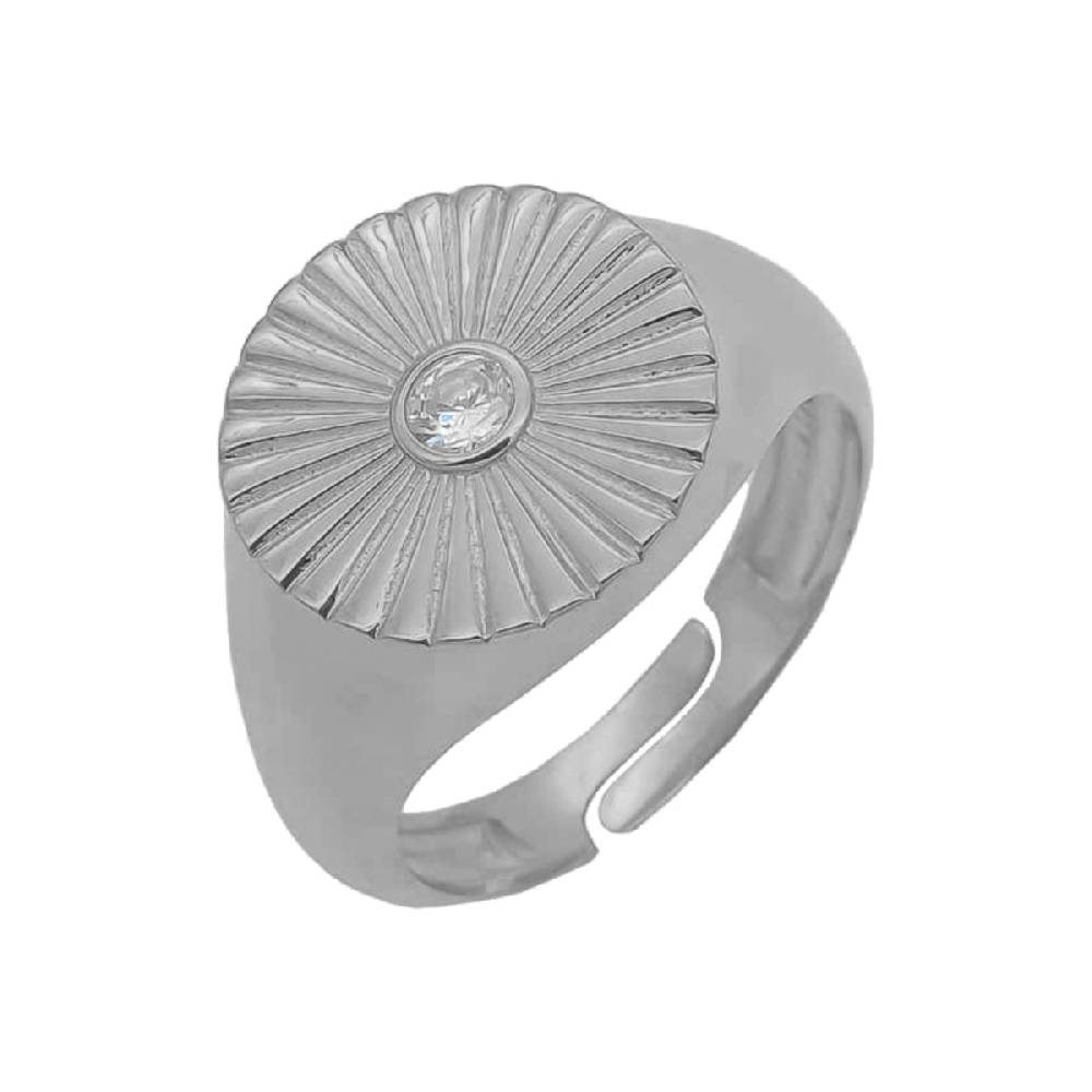 Kardelen Daisy Solitaire Ring - 925 SILBER Versandkostenfrei
