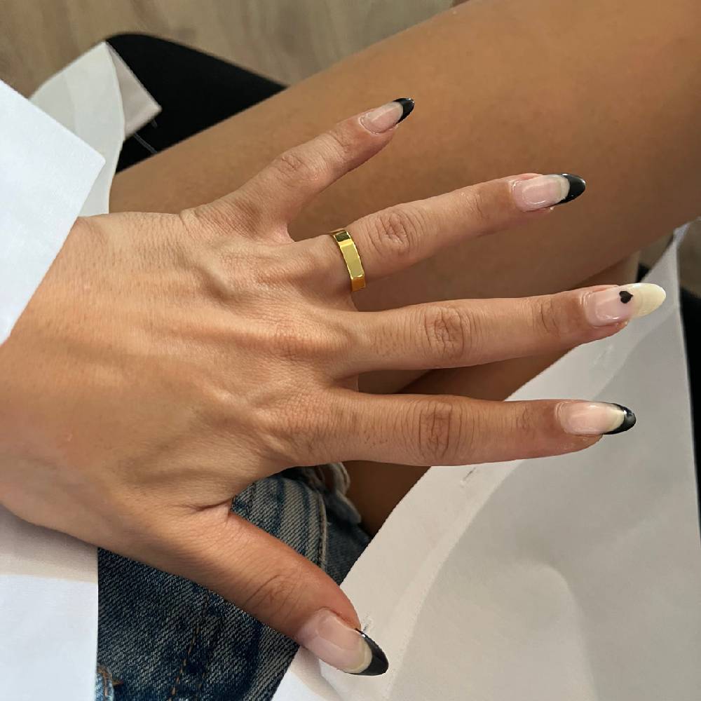Kardelen Polygonal Ring - 925 SILBER Preisnachlass
