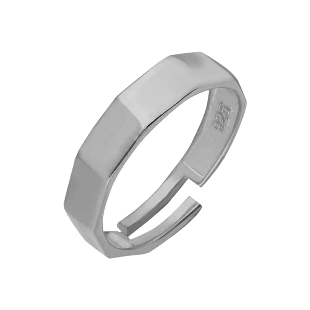 Kardelen Polygonal Ring - 925 SILBER Preisnachlass