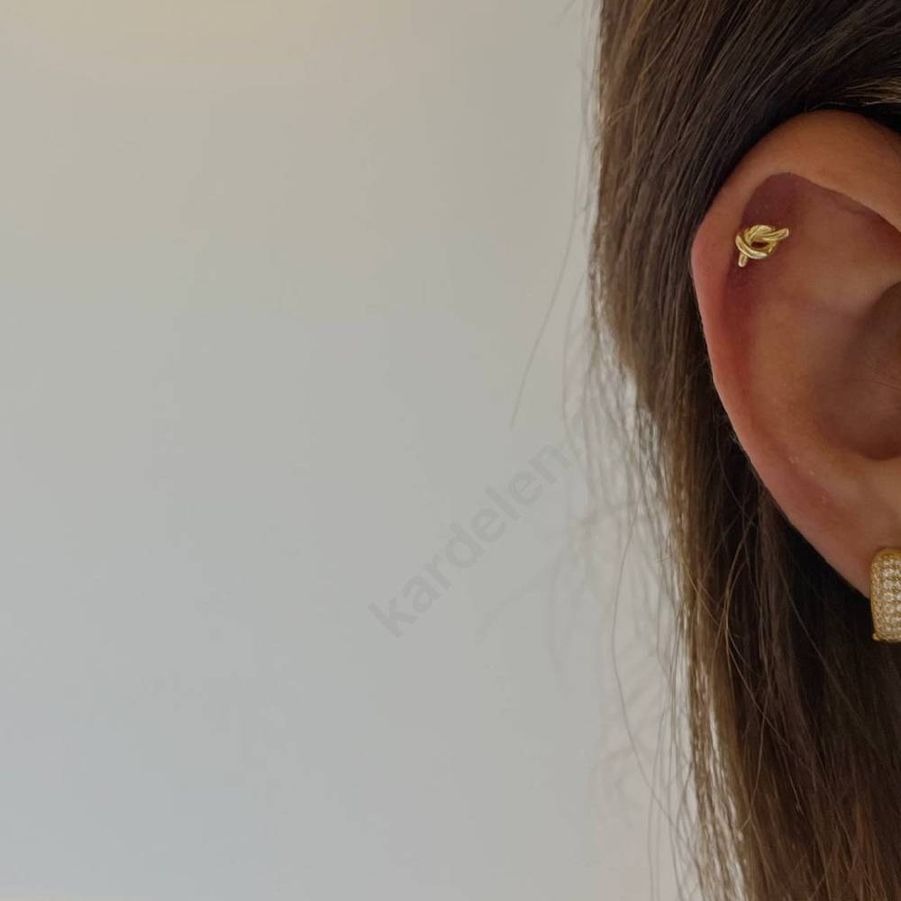 Kardelen Schleife Piercing - 925 SILBER Exklusive Angebote