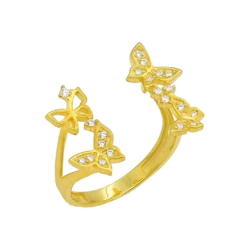 Kardelen Butterfly Ring Model2 - 925 SILBER Saisonale Angebote