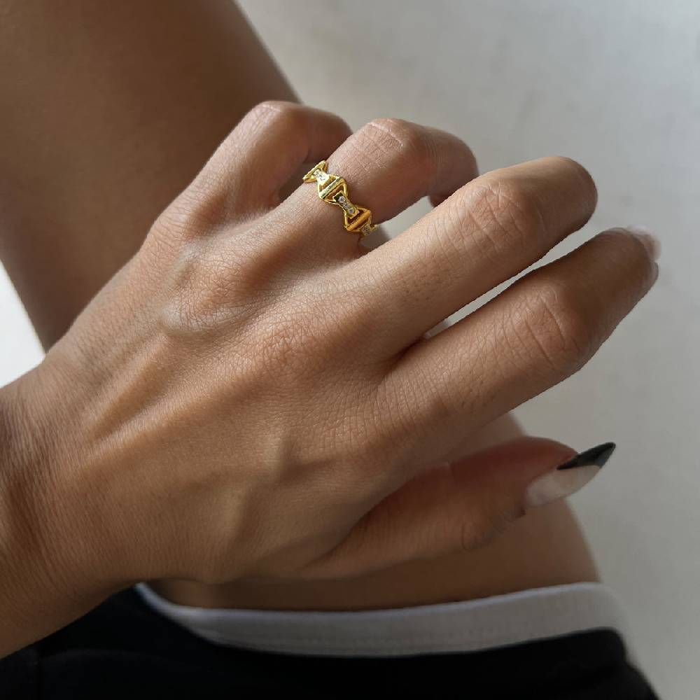 Kardelen Symbol Ring - 925 SILBER Räumungsverkauf