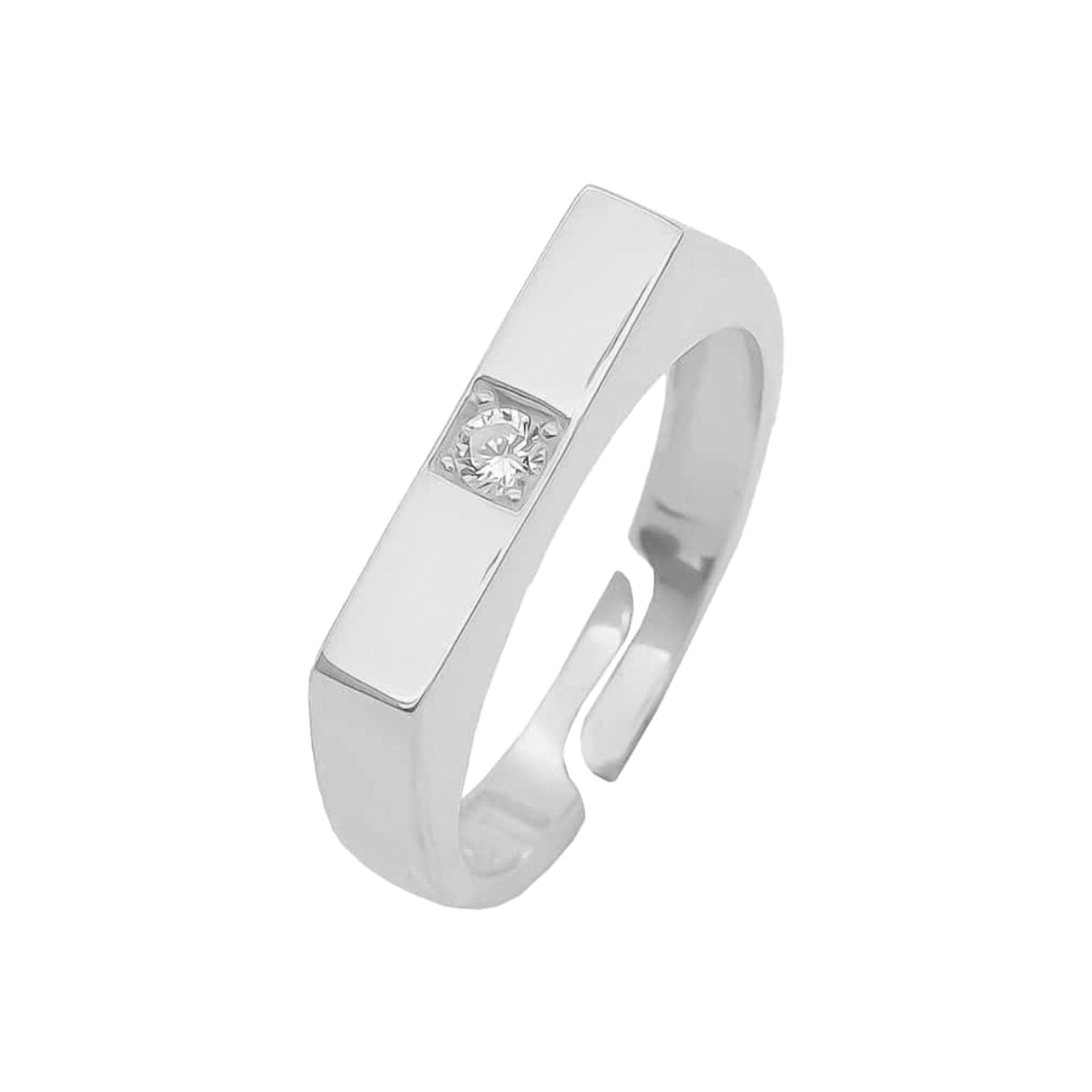 Kardelen Basic Solitaire Ring - 925 SILBER Kauf eins, bekomm eins gratis