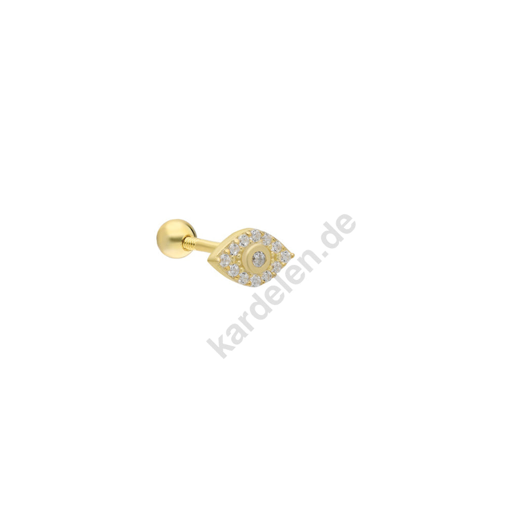 Kardelen Zirkonia Auge Piercing - 925 SILBER Tägliche Deals