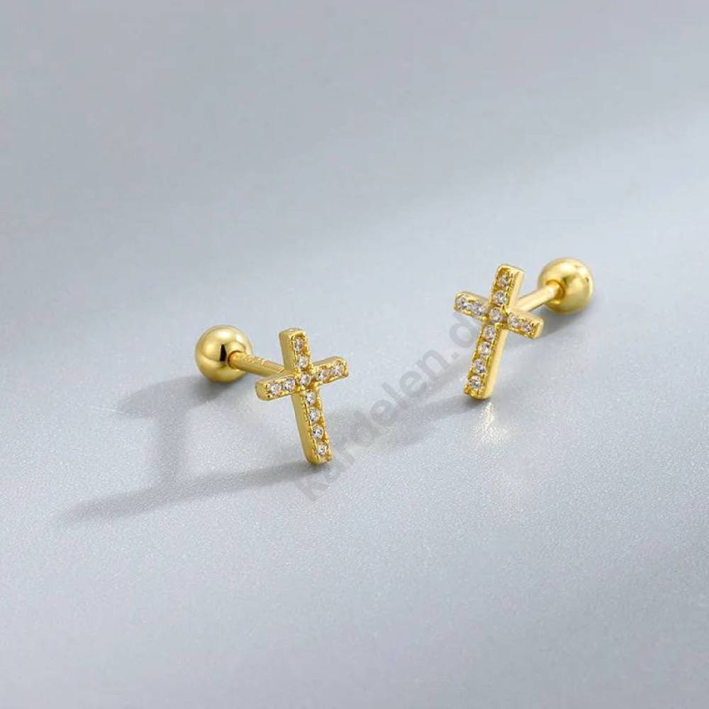 Kardelen KREUZ PIERCING ZIRKONIA VIP-Rabatte