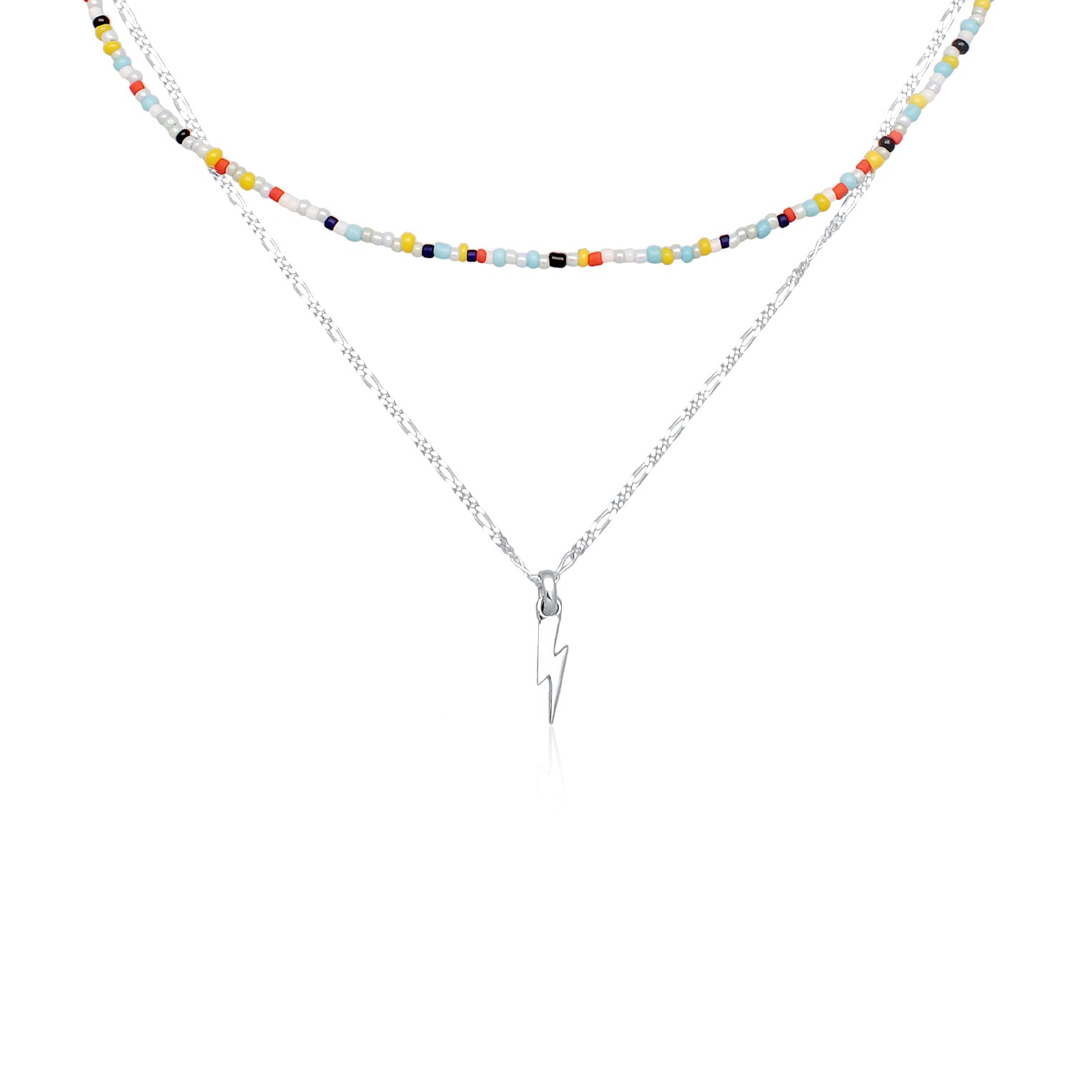 ﻿Kuzzoi Layer-Halskette Blitz Beads Top Angebot