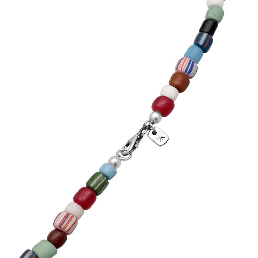 Kuzzoi Halskette Glas Beads | Süßwasserperlen Zeitlich begrenztes Angebot