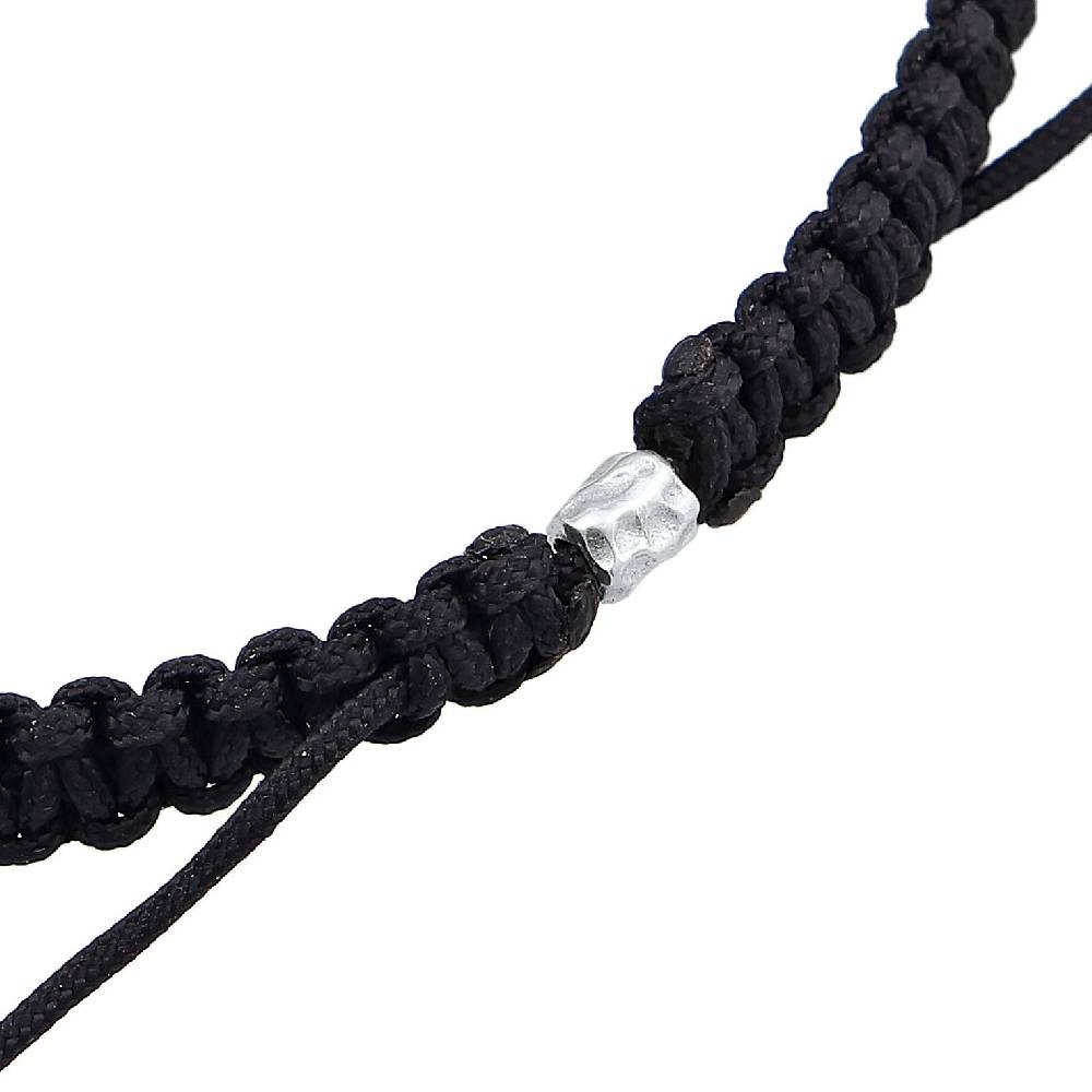 Kuzzoi Armband Evil Eye | Nylon (Schwarz) Saisonale Angebote