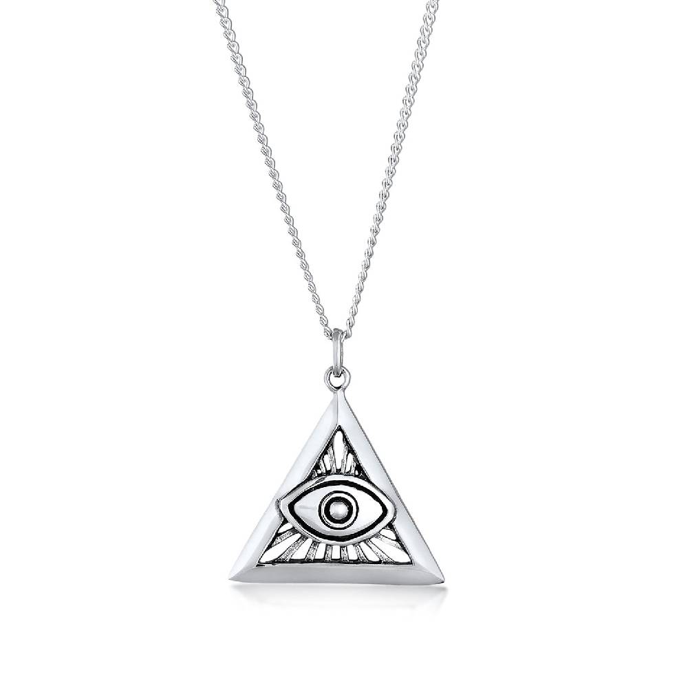 Kuzzoi Halskette Dreieck Evil Eye Sonderangebote