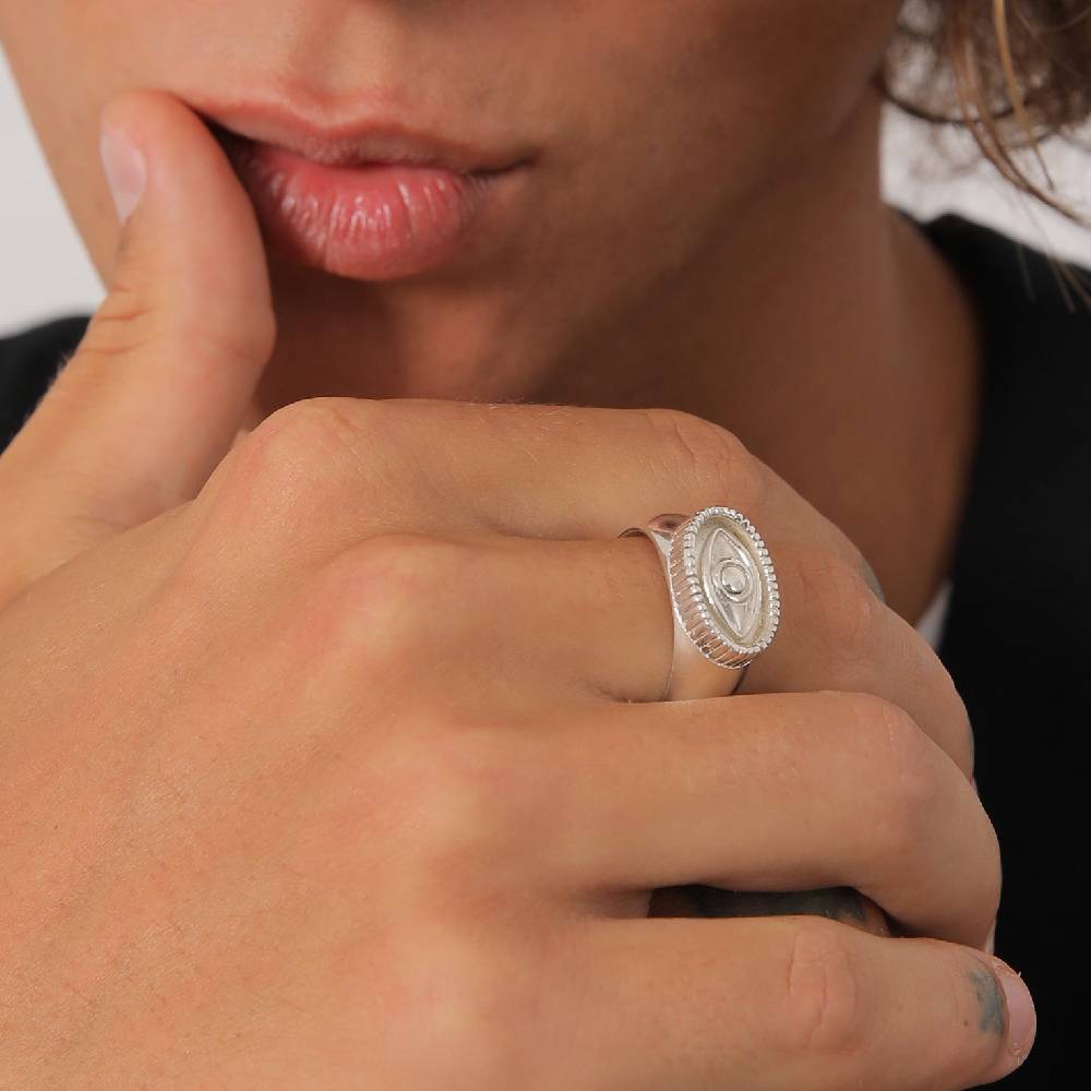 Kuzzoi Siegelring Evil Eye VIP-Rabatte