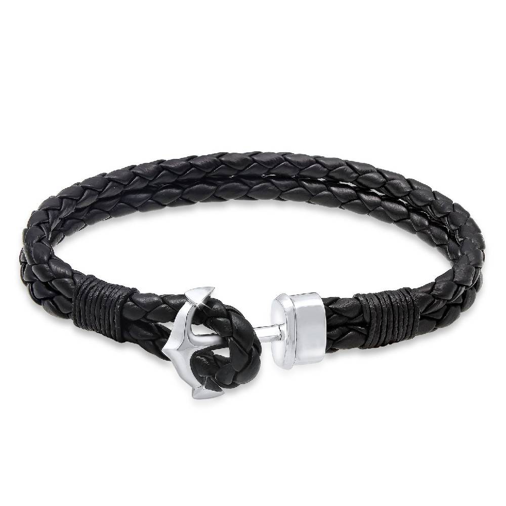 Kuzzoi Armband Anker | Leder Letzter Tag