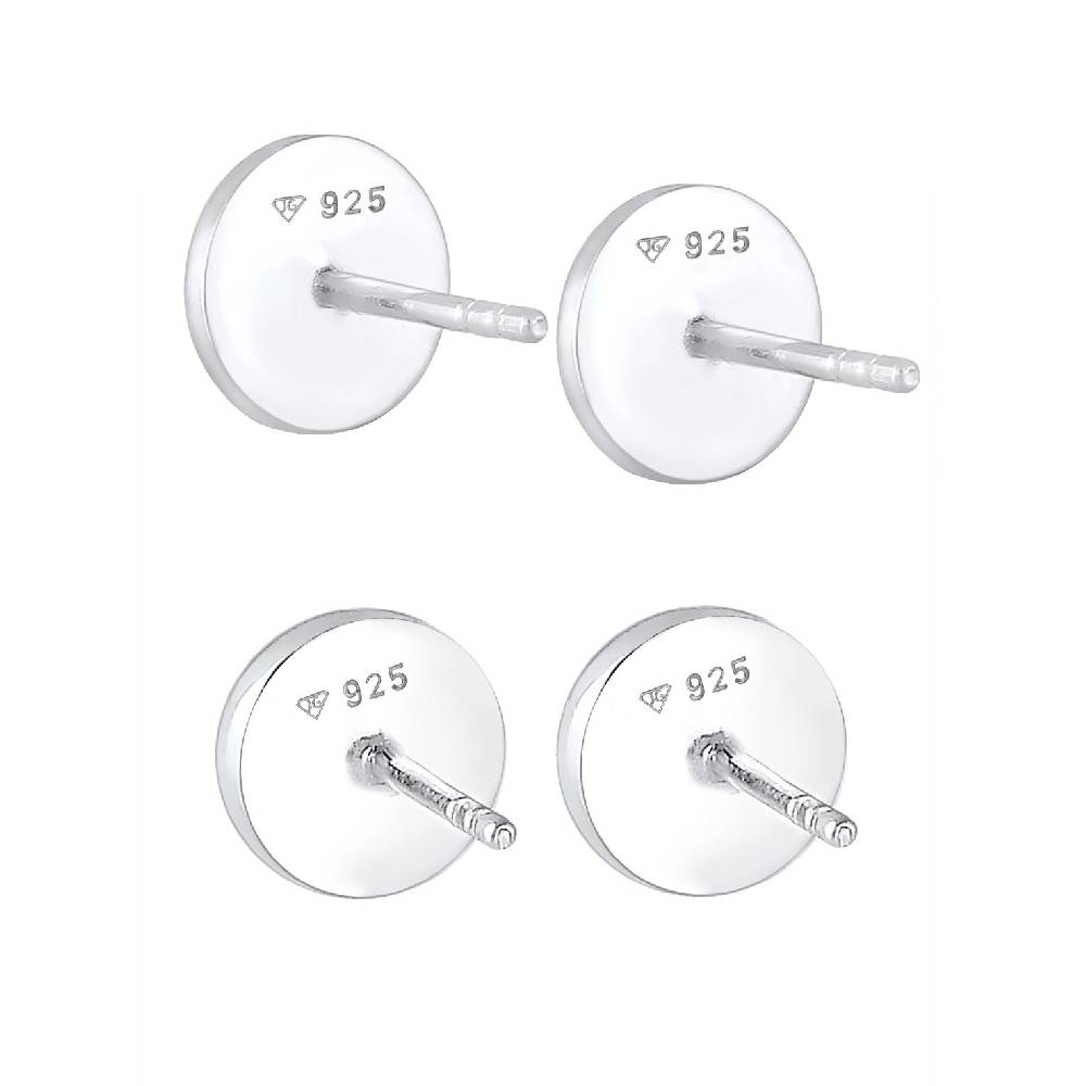 Kuzzoi Ohrringset Geo Rund | Emaille Bis zu 50% Rabatt