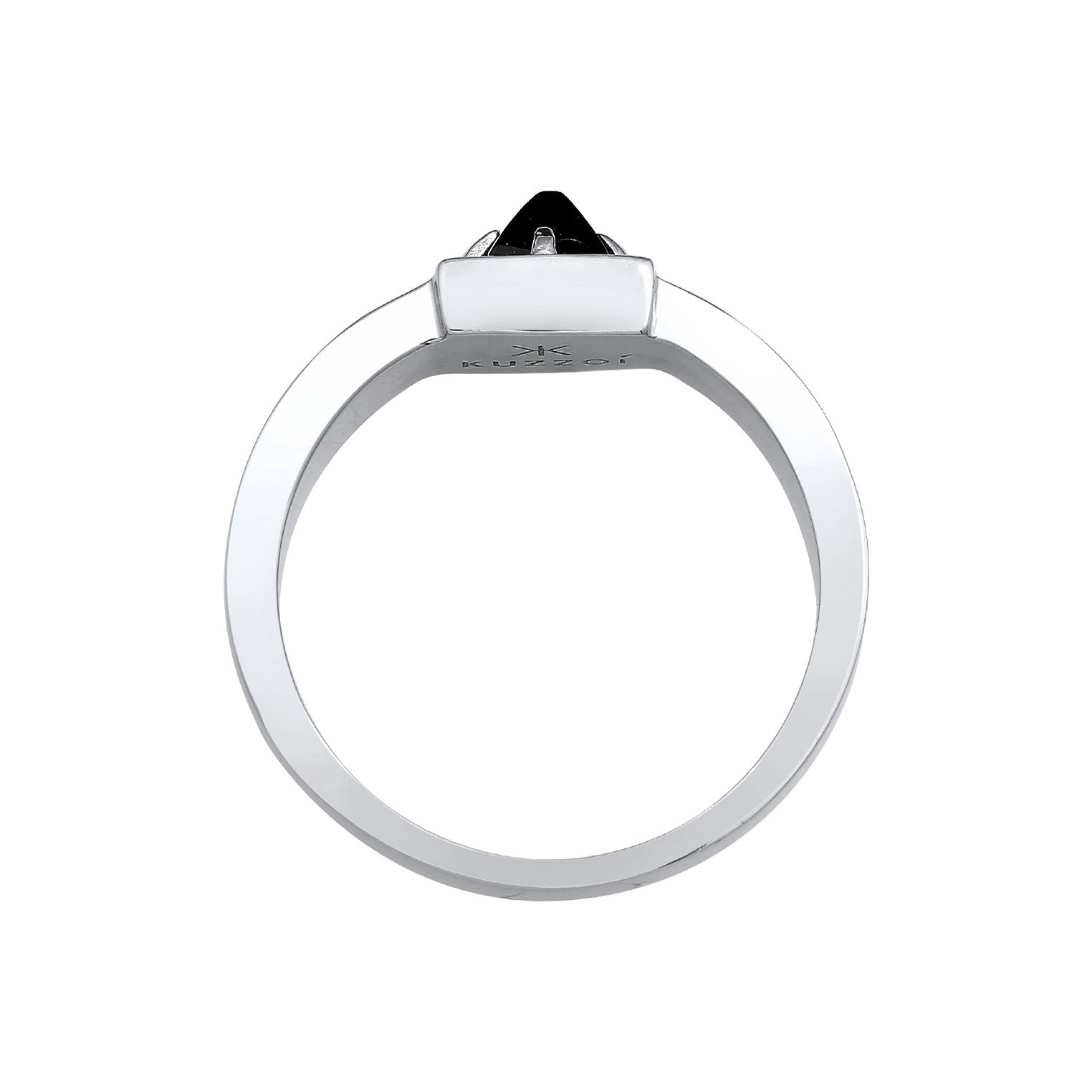 Kuzzoi Bandring Pyramide | Onyx (Schwarz) Sonderangebot der Fabrik