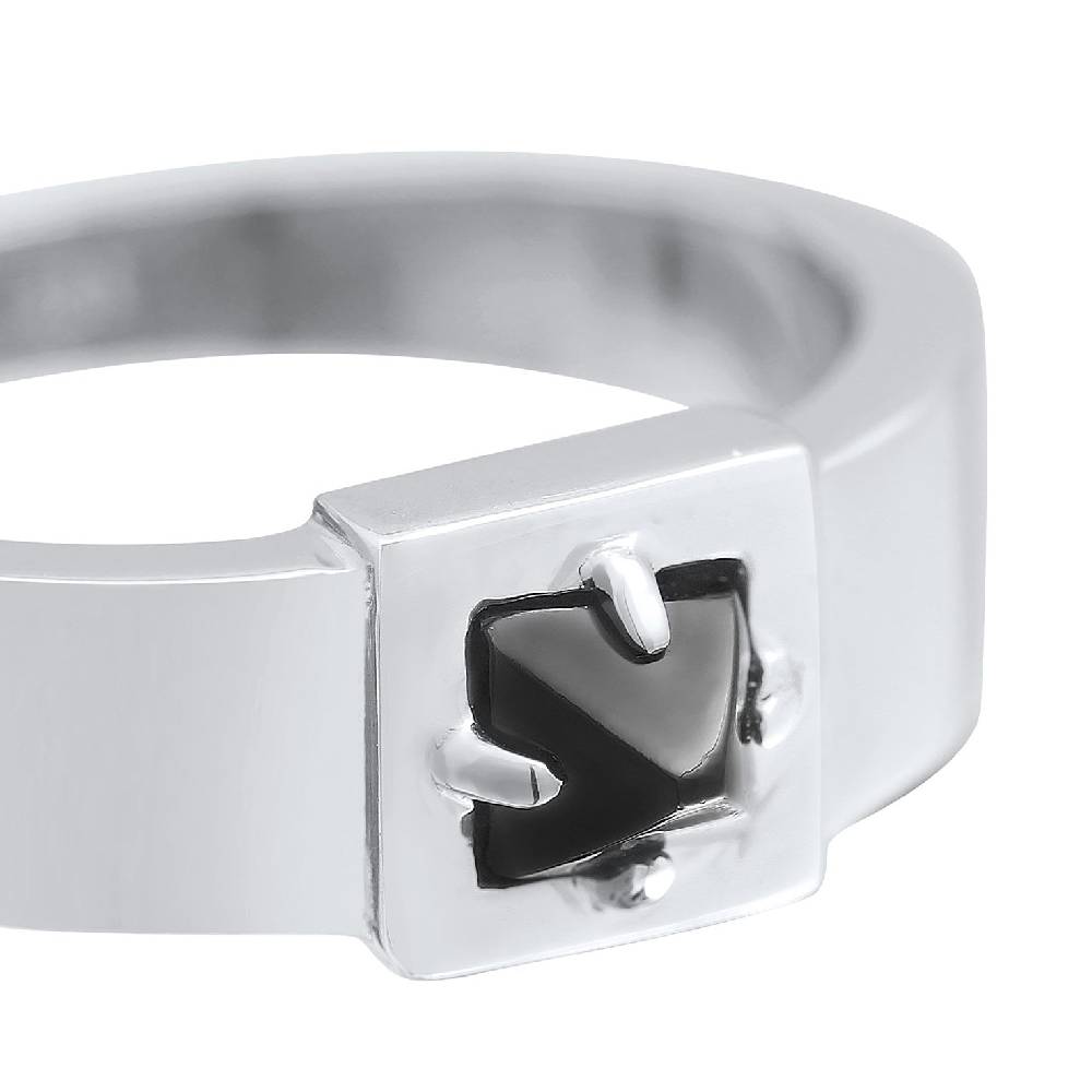 Kuzzoi Bandring Pyramide | Onyx (Schwarz) Sonderangebot der Fabrik