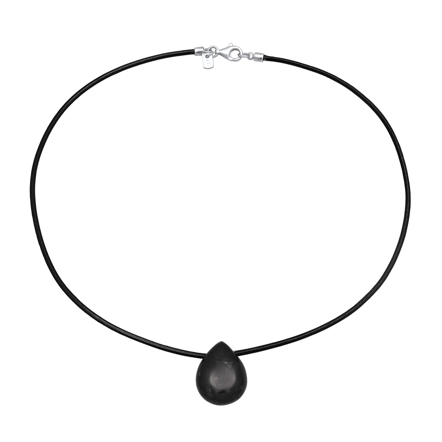 Kuzzoi Choker Tropfen | Satin, Onyx (Schwarz) 50% Rabatt mit kostenlosem Versand