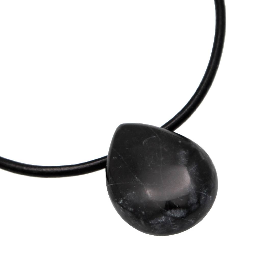 Kuzzoi Choker Tropfen | Satin, Onyx (Schwarz) 50% Rabatt mit kostenlosem Versand