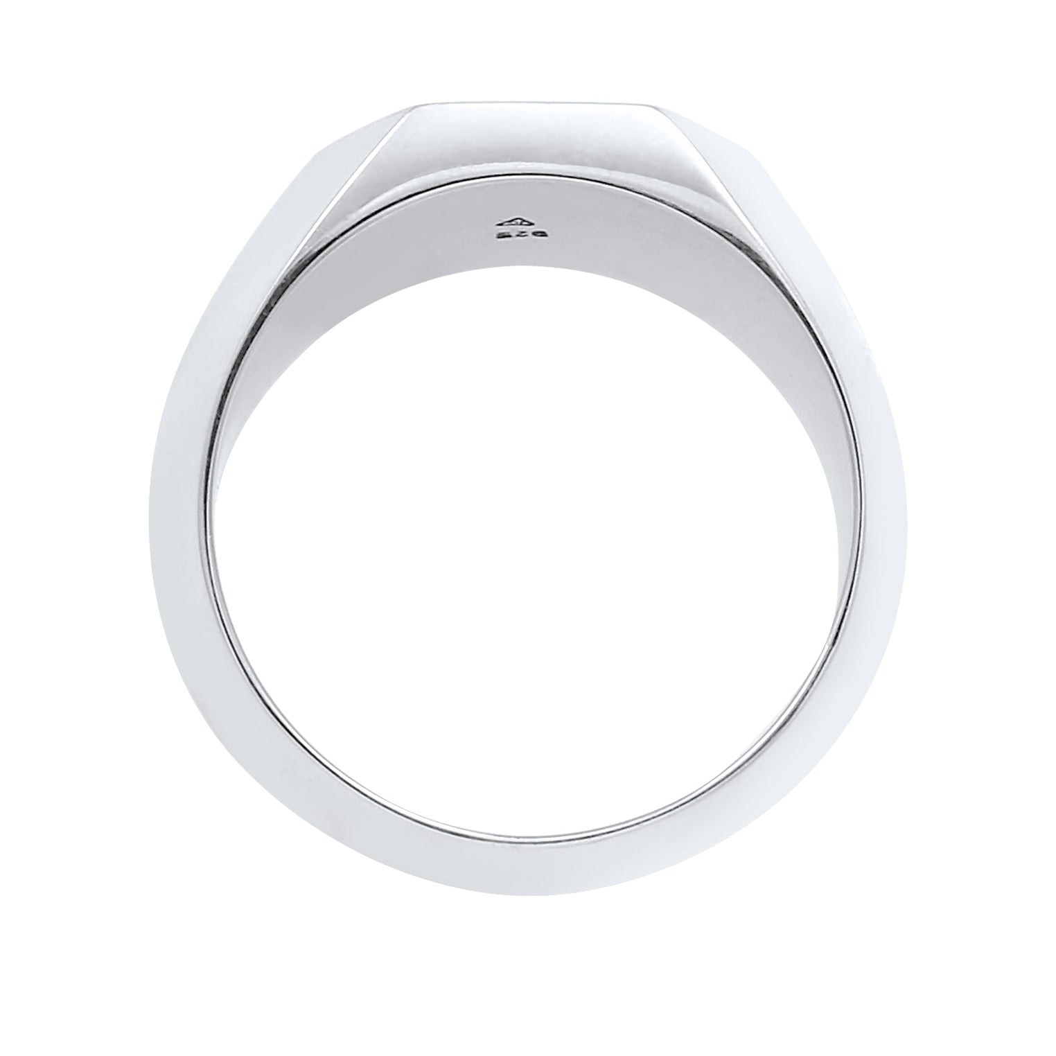 Kuzzoi Siegelring Geo | Emaille (Schwarz) Kostenloser Versand international