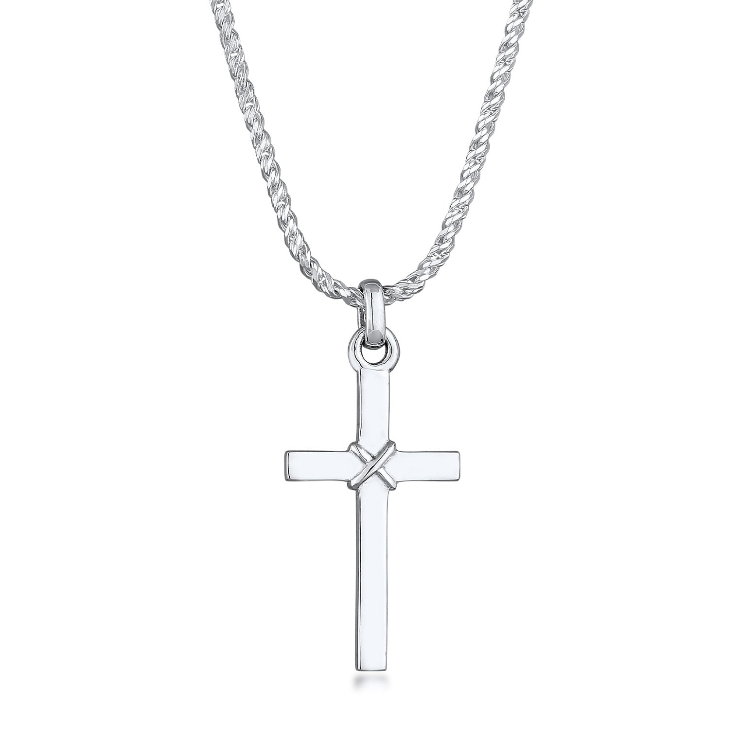 Kuzzoi Kordel-Halskette Anhänger Kreuz 50% Rabatt für begrenzte Zeit