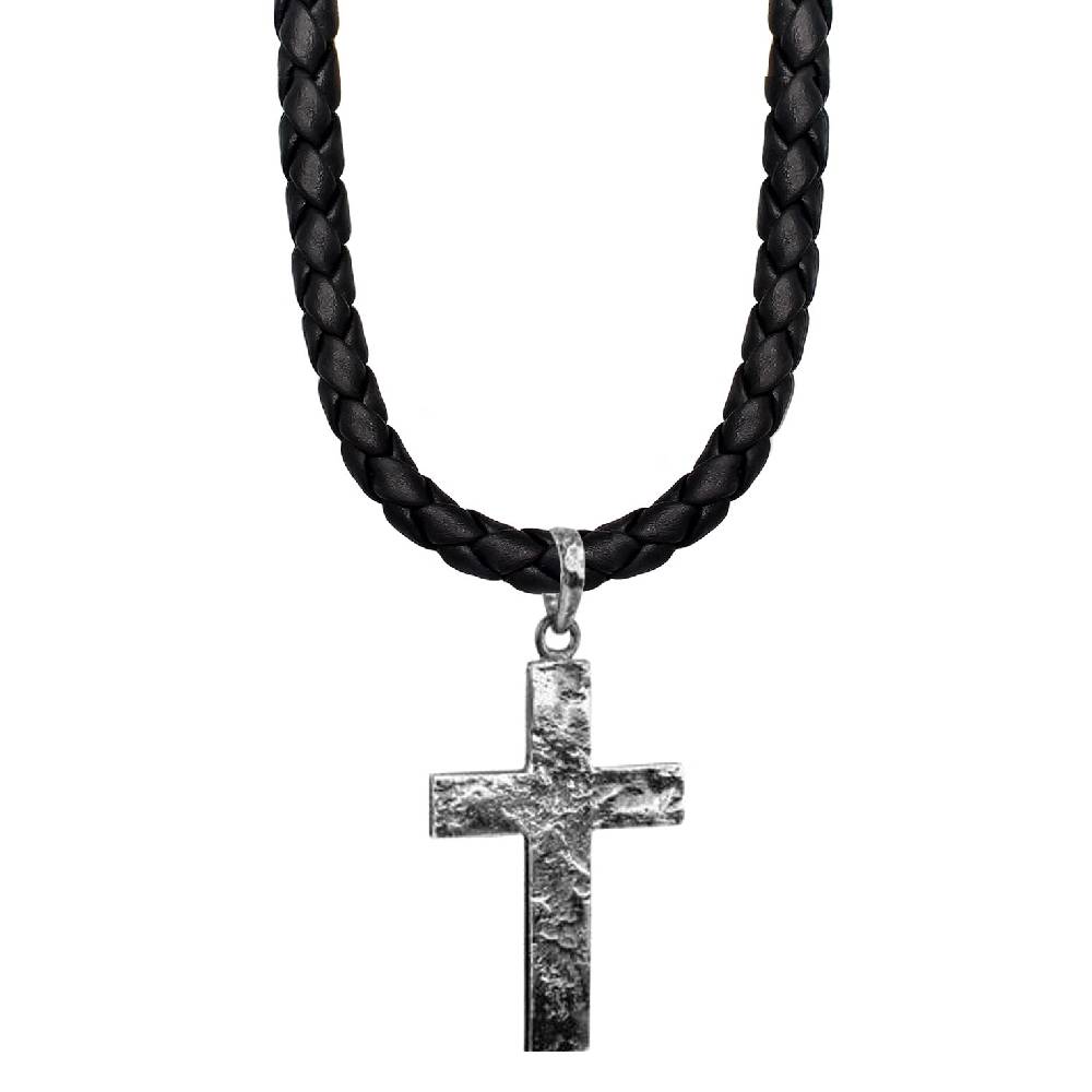 Kuzzoi Halskette Kreuz | Leder Verkauf