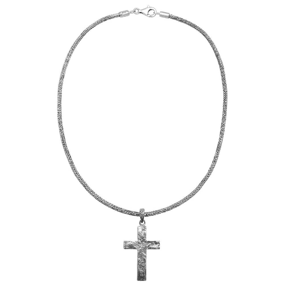 Kuzzoi Schlangen-Halskette Kreuz Schlussverkauf