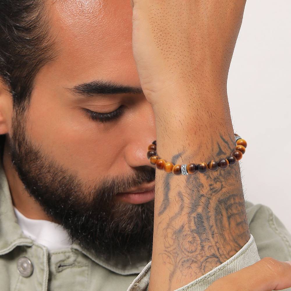 Kuzzoi Armband Vintage | Tigerauge (Braun) Räumungsverkauf
