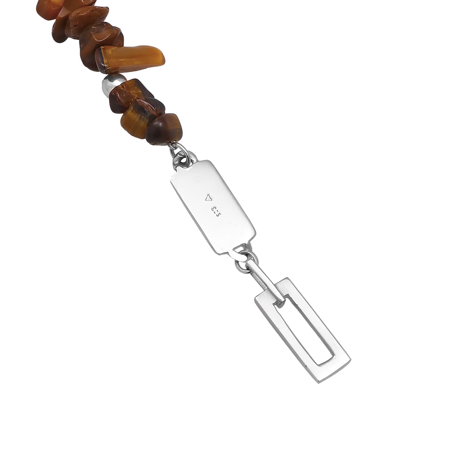 Kuzzoi Halskette Edelstein Splitter | Tigerauge (Braun) Kauf eins, bekomm eins gratis