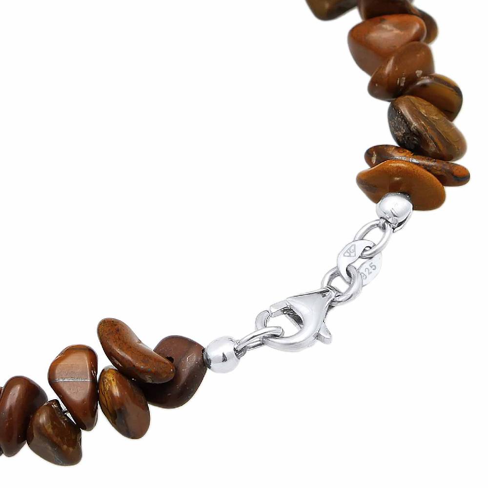 Kuzzoi Armband Splitter Natur | Tigerauge Edelsteine Tägliche Deals