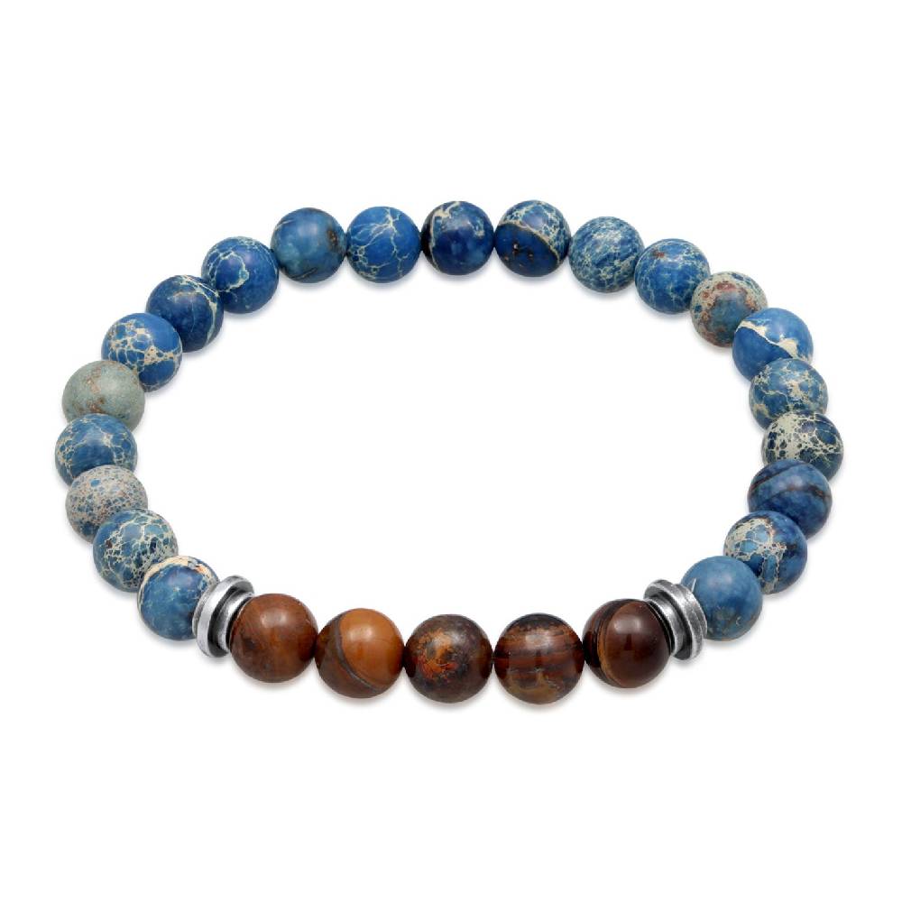 Kuzzoi Armband Kugeln | Achat, Tigerauge VIP-Rabatte