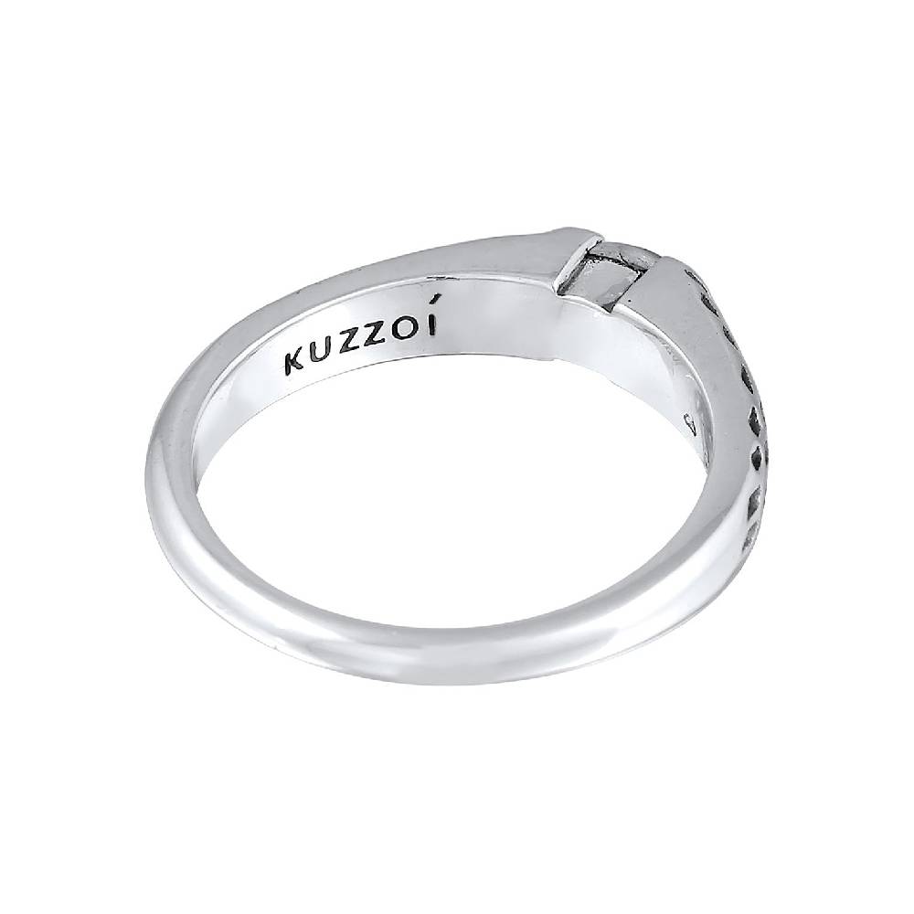 Kuzzoi Bandring Vintage | Labradorit (Grau) Nur für heute