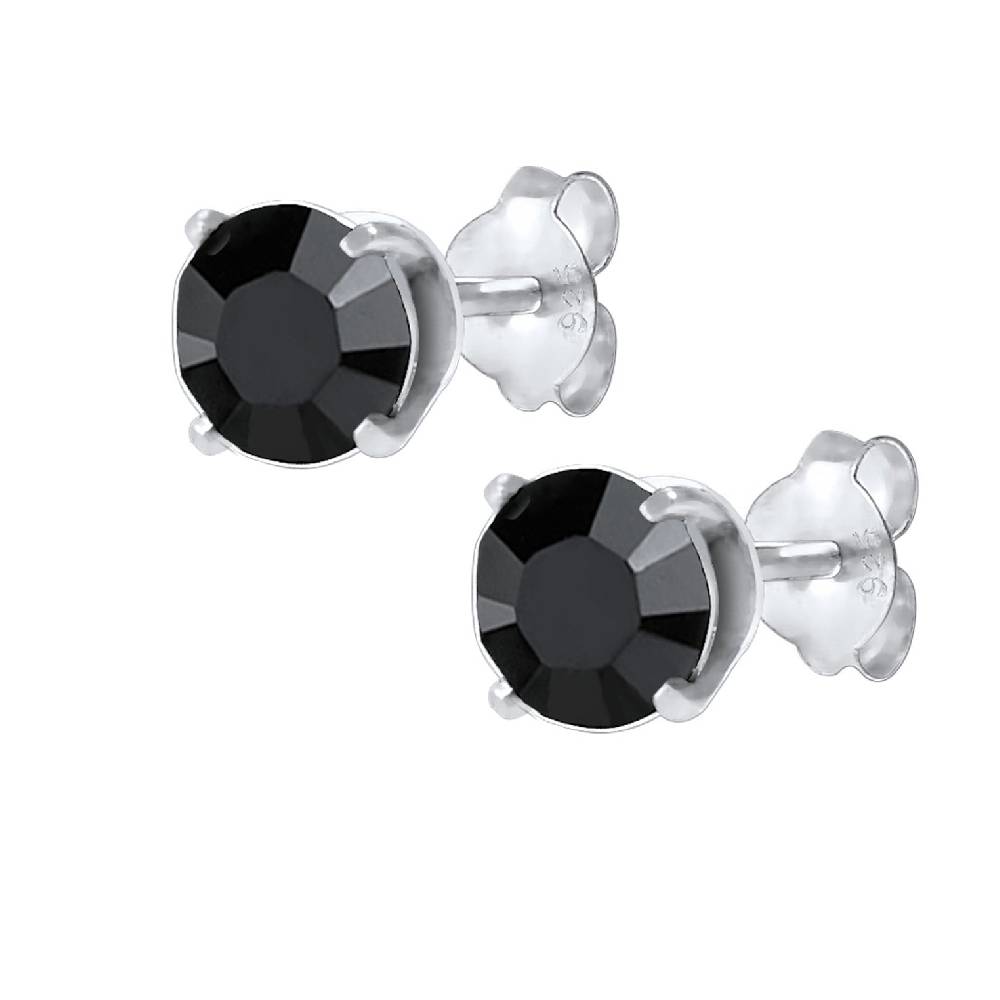 Kuzzoi Ohrstecker Basic | Kristall (Schwarz) Limitierter Zeitrabatt