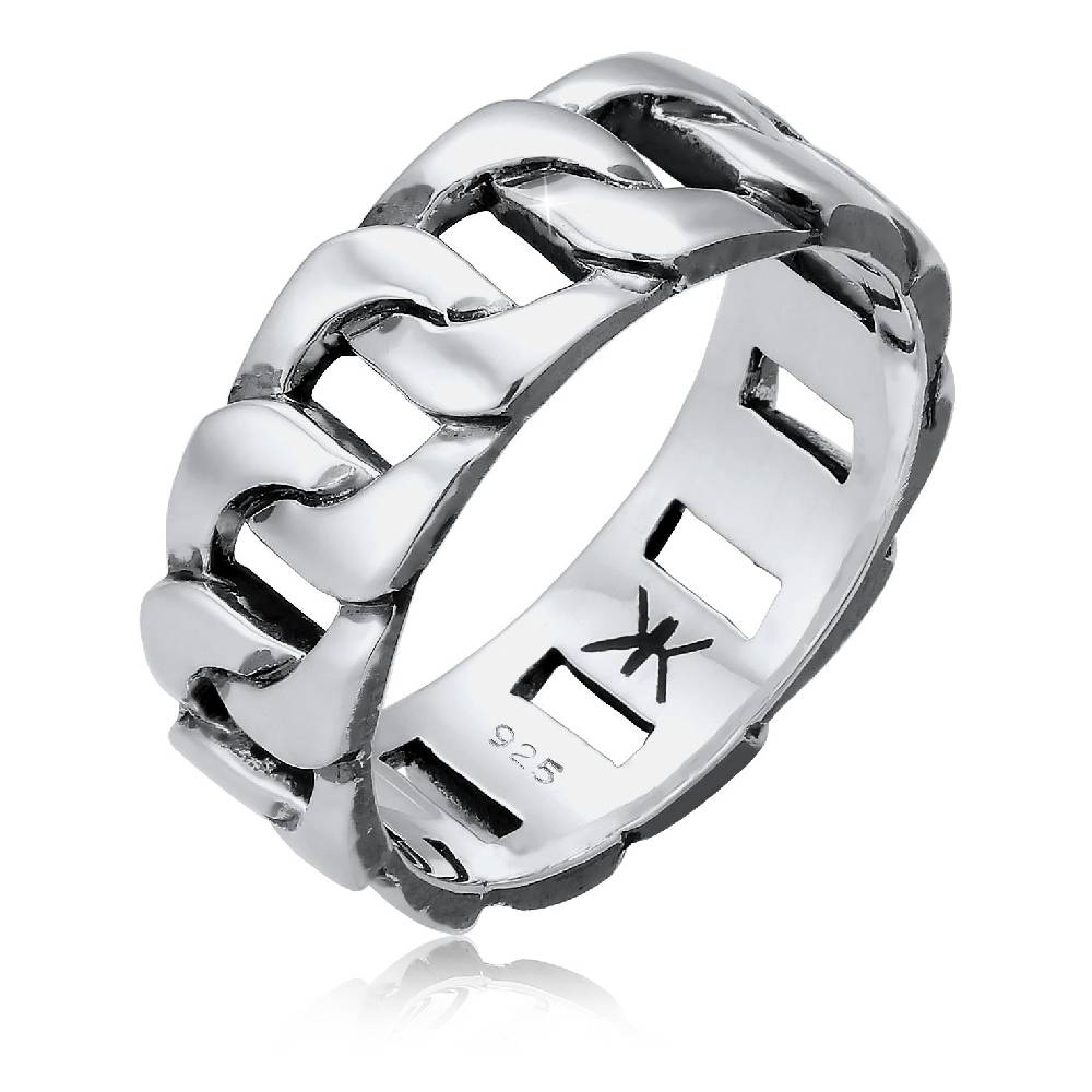 Kuzzoi Bandring Chunky Chain Fabrik Onlineshop
