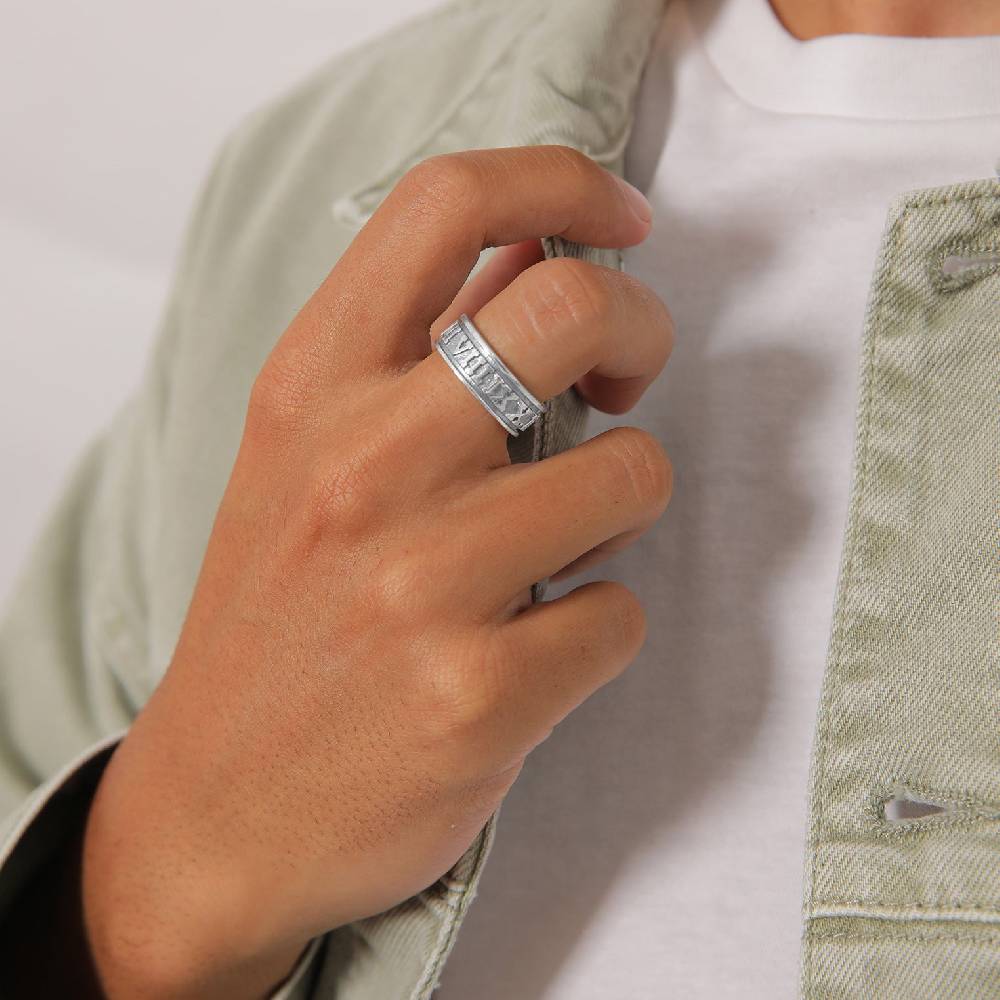Kuzzoi Ring Römische Zahlen Tägliche Deals
