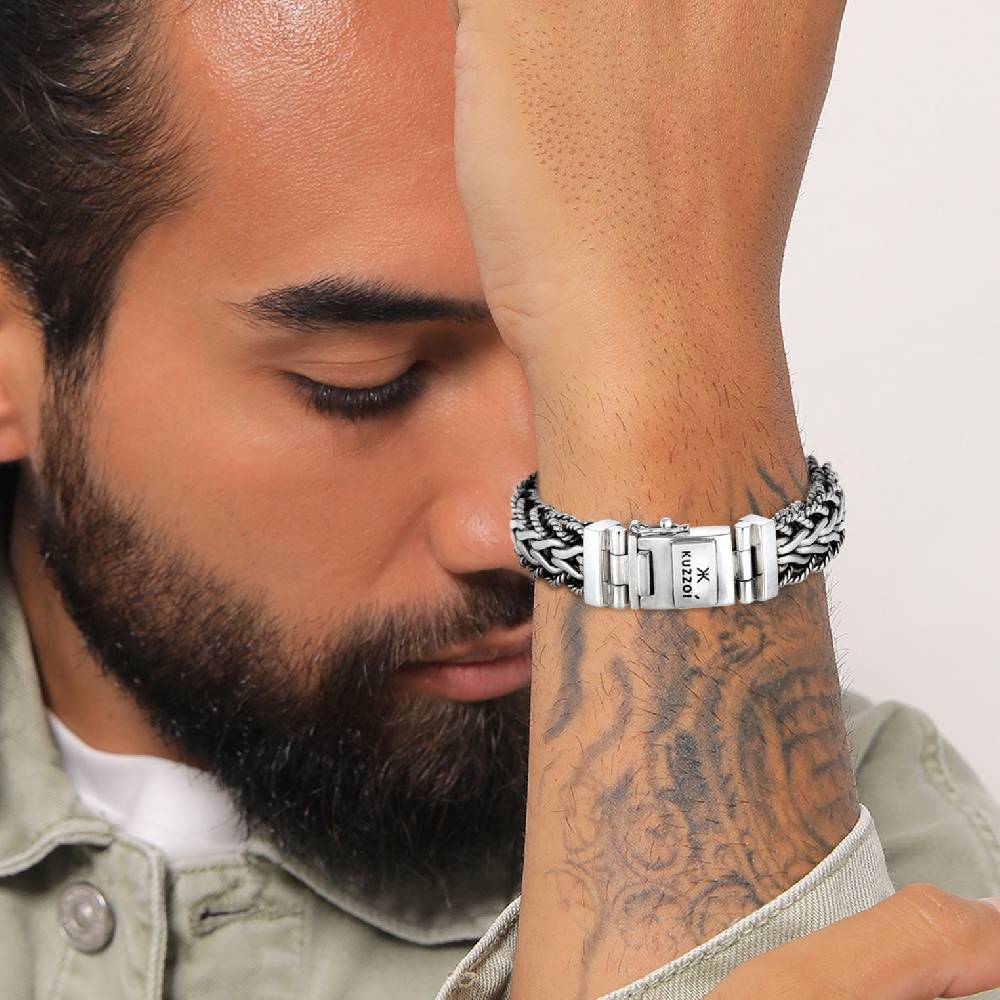 Kuzzoi Glieder-Armband Breit Kostenlose Rückgabe